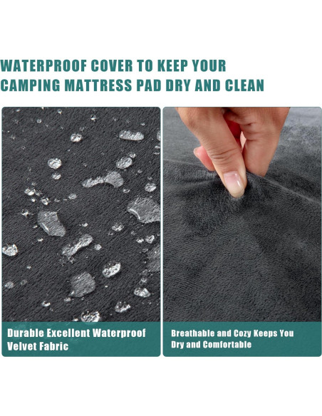 Colchón de Camping BALAPET Espuma Memoria 182.88x60.96 cm