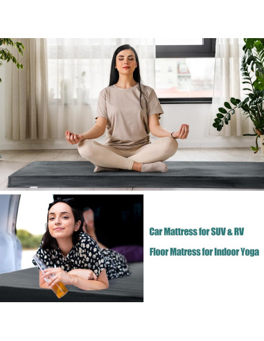 Colchón de Camping BALAPET Espuma Memoria 182.88x60.96 cm