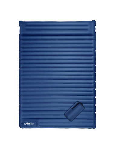 Colchón Doble Inflable LAMA 200x145cm con Almohada y Bomba