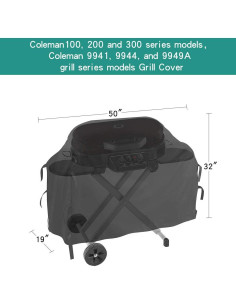 Cubierta Impermeable para Parrilla Coleman Stanbroil 76.2-152.4 cm 2