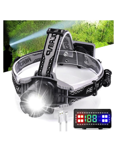 Linterna Frontal Recargable Aikertec XHP99 3000 Lúmenes IPX6