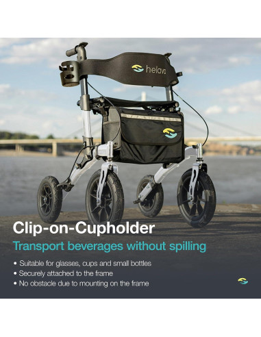 Andador Plegable Helavo H1140 Todo Terreno con Ruedas de 30.48 cm