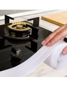 Cinta de Sellado Adhesiva PVC APOFUN para Baño y Cocina 7cm 2