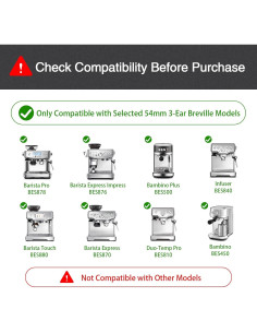 Portafiltro Sin Fondo 54mm WhaleSiper para Breville 2