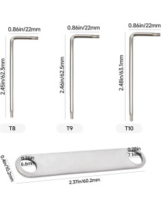 Juego de llaves multiusos Numano 8 piezas para Leatherman 2