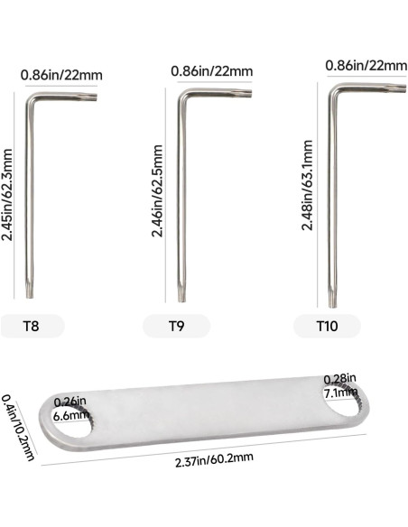 Juego de llaves multiusos Numano 8 piezas para Leatherman