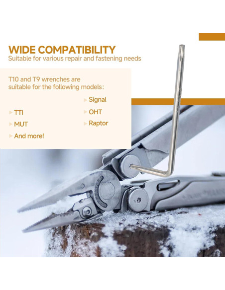 Juego de llaves multiusos Numano 8 piezas para Leatherman