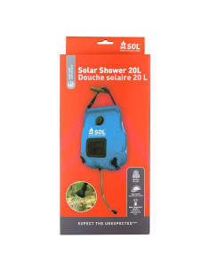 Ducha Solar S.O.L. 20L con Termómetro y Calentamiento Rápido