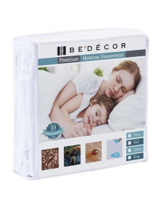 Protector de Colchón Matrimonial Bedecor 33 cm Impermeable