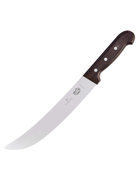 Cuchillo Cimeter Curvado Victorinox 25.4 cm Mango Madera