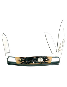 Cuchillo Plegable Elk Ridge 7" Acero Inoxidable con Mango de Hueso