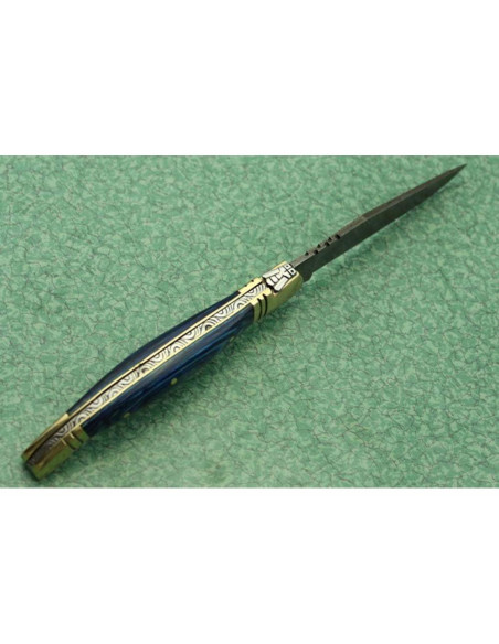 Cuchillo Plegable Laguiole Damascus Depot 21.6 cm Acero Damasco Cuchillo Plegable Laguiole Damascus Depot 21.6 cm Acero Damasco