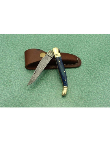 Cuchillo Plegable Laguiole Damascus Depot 21.6 cm Acero Damasco