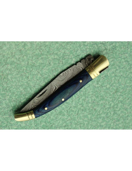 Cuchillo Plegable Laguiole Damascus Depot 21.6 cm Acero Damasco Cuchillo Plegable Laguiole Damascus Depot 21.6 cm Acero Damasco