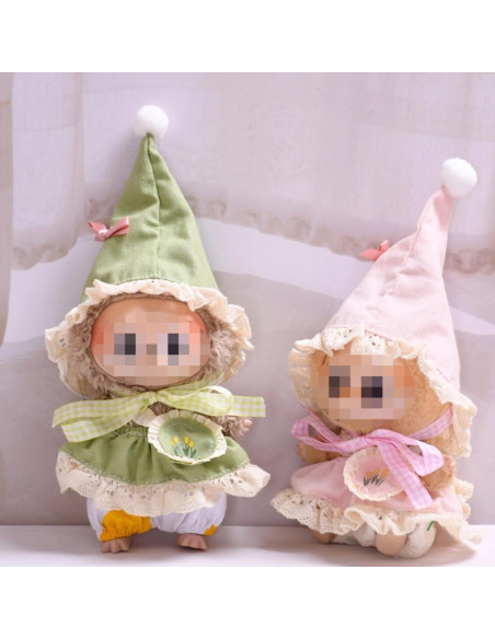 Disfraz de Hada del Bosque Labubu - Atuendo Completo Verde