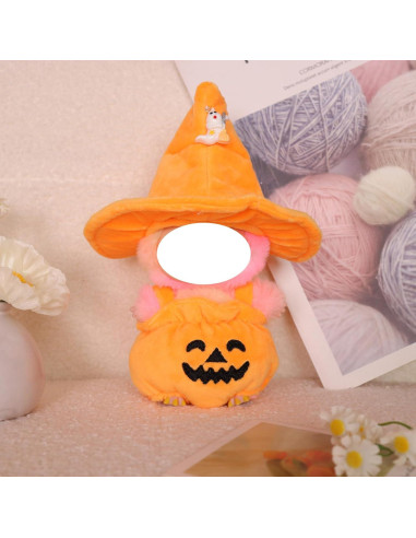 Disfraz de Halloween para Muñeca Labubu 17cm - Calabaza Naranja