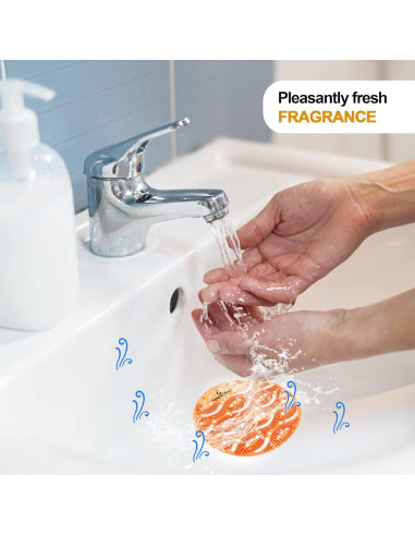 Desodorante de Pantalla de Urinal Fragrant Fresh 30 Unidades Naranja
