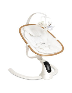 Columpio Eléctrico Angelbliss para Bebés con Detección de Llanto