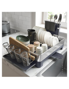 Estante de Secado de Platos SONGMICS Acero Inoxidable 31.7x57.2cm