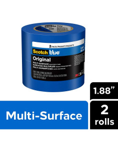 Cinta de Pintura Multi-Superficie ScotchBlue 4.8cm x 54.86m 2 Rollos 2
