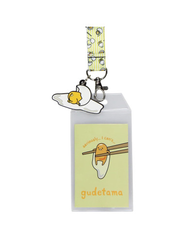 Lanyard Gudetama Bioworld con Encanto de Huevo Perezoso 28 cm