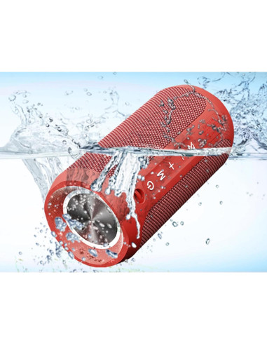 Altavoz Bluetooth EDUPLINK IPX7 Impermeable 20H Rosa