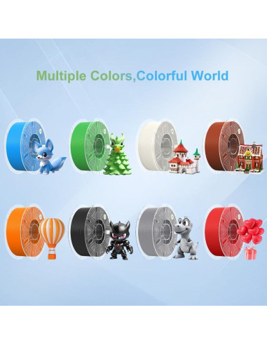 Filamento 3D Hyper PLA RFID Creality 4KG Negro 2025