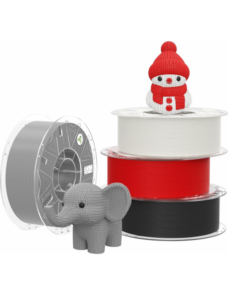 Filamento 3D Hyper PLA RFID Creality 4KG Negro 2025