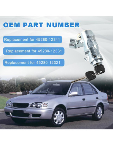 Cilindro de Bloqueo de Encendido WMPHE para Toyota Corolla y Rav4