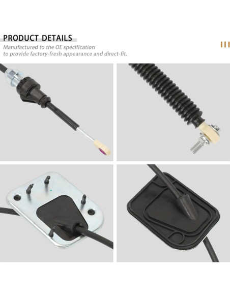 Cable de Control de Cambio Automático Fraylis 33820-02030 para Toyota Corolla 2003-2008