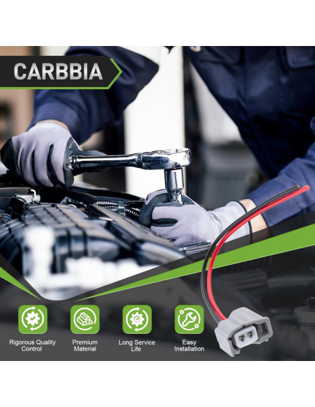 Conector de Inyector de Combustible CARBBIA 4 Pcs Compatible Toyota