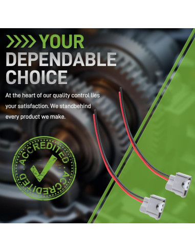 Conector de Inyector de Combustible CARBBIA 4 Pcs Compatible Toyota