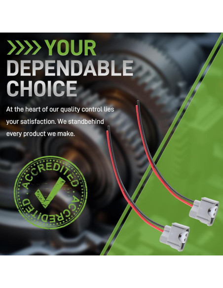 Conector de Inyector de Combustible CARBBIA 4 Pcs Compatible Toyota