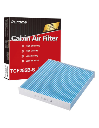 Filtro de Aire de Cabina Puroma para Toyota y Subaru, TCF285B-S