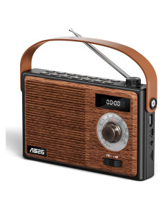 Altavoz Bluetooth Retro FREEFISH AS26 con Radio AM/FM 6W