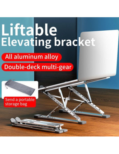 Soporte Ajustable para Laptop YZLELEQ de Aluminio 10-17.3"