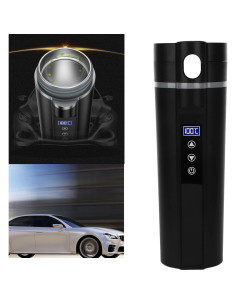 Taza de Viaje Eléctrica Calentada Yunir 450ml 12-24V 2