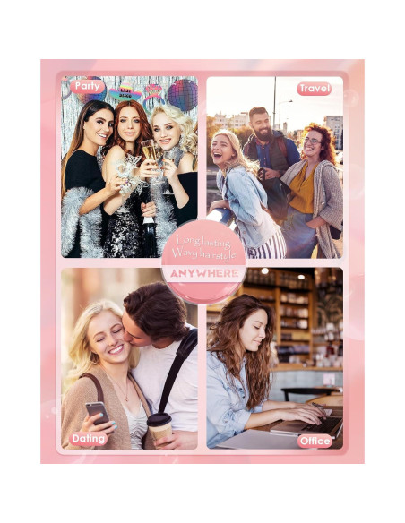 Rizador de Cabello NOVUS 2 Barriles 1.1" Cerámica Iónica Rosa