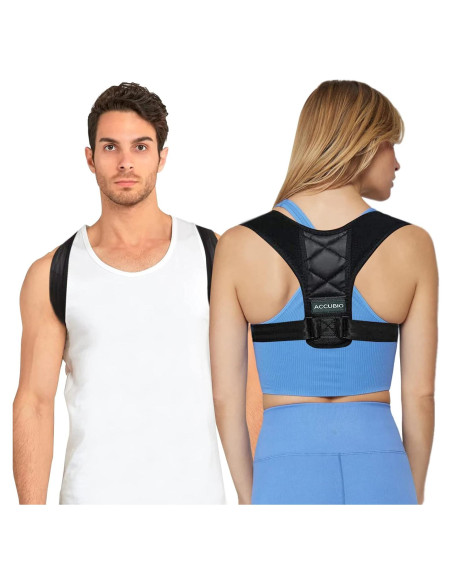 Corrector de Postura ACCUBIO Unisex Ajustable para Espalda