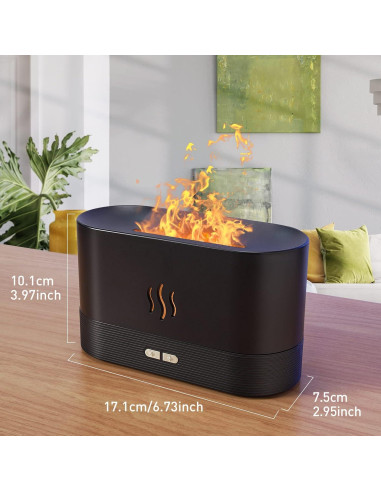 Difusor de Aroma SENMUL DQ701A 180ml 7 Colores Silencioso