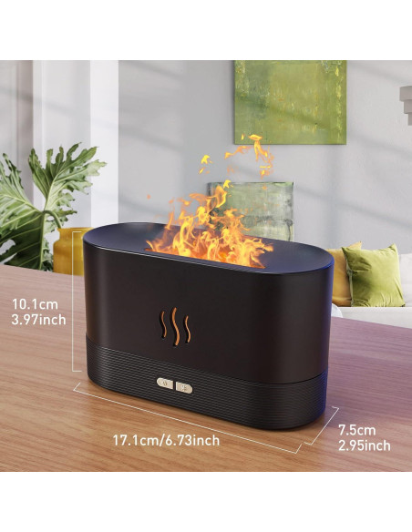 Difusor de Aroma SENMUL DQ701A 180ml 7 Colores Silencioso