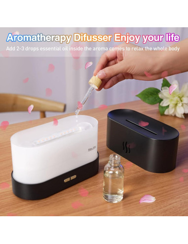 Difusor de Aroma SENMUL DQ701A 180ml 7 Colores Silencioso