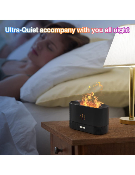 Difusor de Aroma SENMUL DQ701A 180ml 7 Colores Silencioso