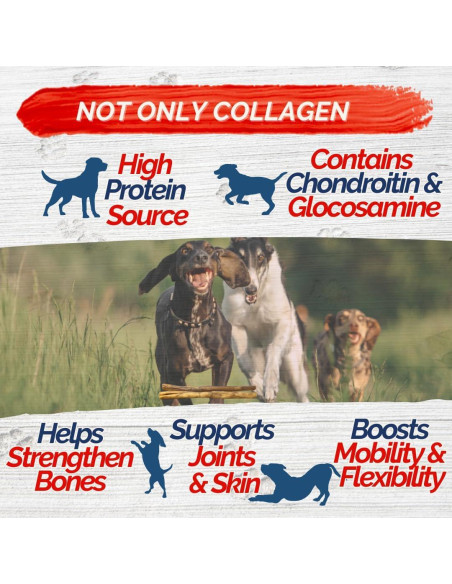 Palitos de Colágeno Natural Fresh Farms 15 cm - Masticables Saludables