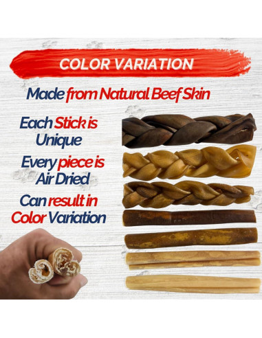 Palitos de Colágeno Natural Fresh Farms 15 cm - Masticables Saludables