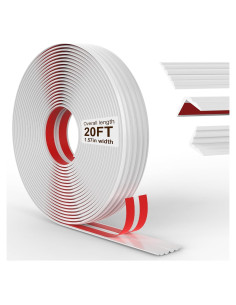 Protector de Esquina Autoadhesivo Evomun 6.1m Blanco Silicona