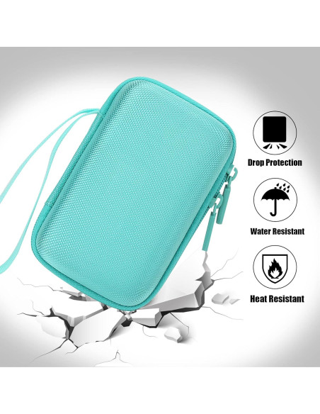 Funda Dura Aenllosi para Impresora de Etiquetas Phomemo D30 Verde