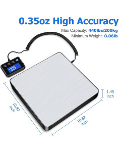 Báscula de Envío Digital KUAIVO 200kg Alta Precisión 2