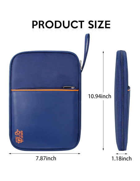 Organizador de Cables Electrónicos YOUBDM Azul Marino 27.8x20cm