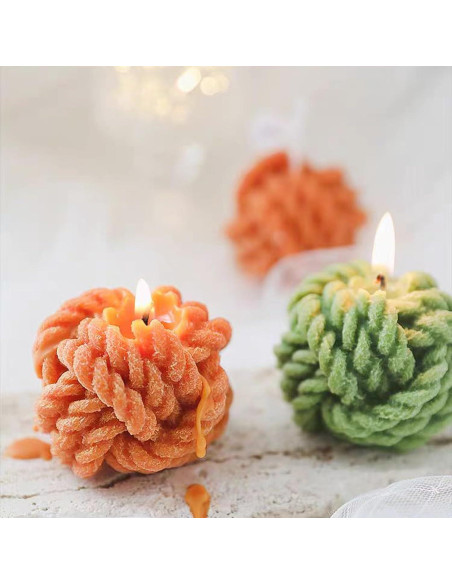 Juego de Moldes de Silicona para Velas JOJOPLAY 6 Piezas